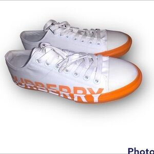 Burberry Larkhall Logo Low Top Sneakers, Size 44 / US 11